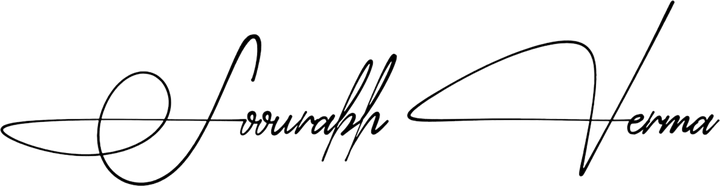 Handwritten signature of Sourabh Verma